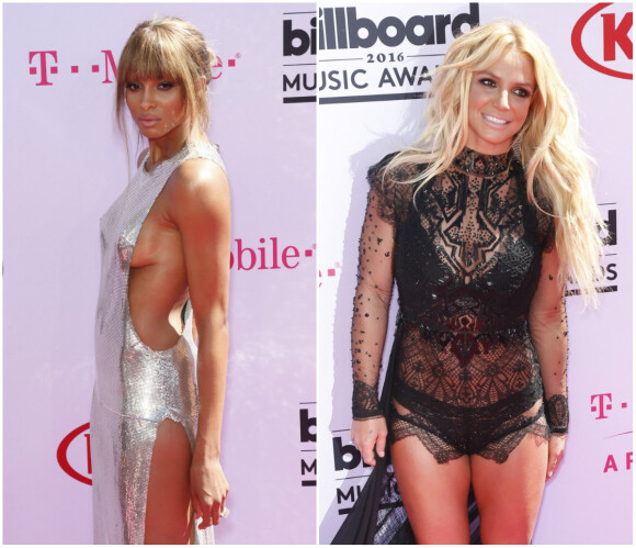 Ciara et Britney Spears à Las Vegas lors de la soirée des Billboard Music Awards 2016 le 22 mai.