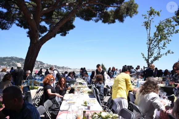 Illustration lors du Déjeuner de la presse et du jury du 69ème festival de Cannes le 20 mai 2016.