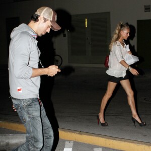 Enrique Iglesias et Anna Kournikova à Miami le 30 novembre 2010