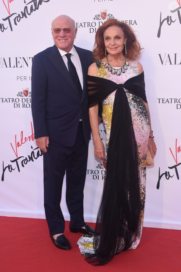 Barry Diller et sa femme Diane von Furstenberg - People au spectacle "La Traviata" à l'opéra de Rome. Le 22 mai 2016
