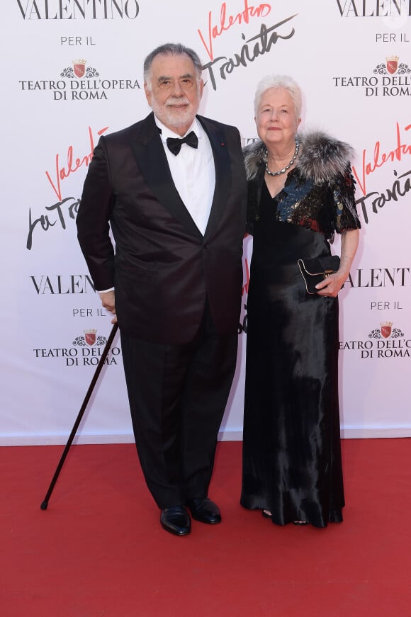 Francis Ford Coppola et sa femme Eleanor - People au spectacle "La Traviata" à l'opéra de Rome. Le 22 mai 2016