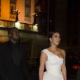 Kim Kardashian et Kanye West quittant la première de La Traviata au Teatro Dell'Opera, à Rome, le 22 mai 2016.