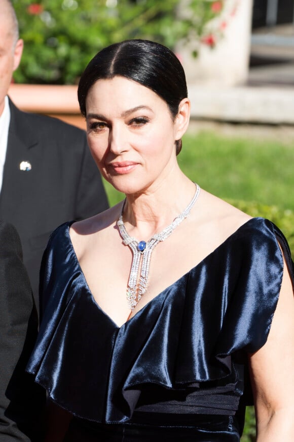 Monica Bellucci à la première de La Traviata au Teatro Dell'Opera, à Rome, le 22 mai 2016.