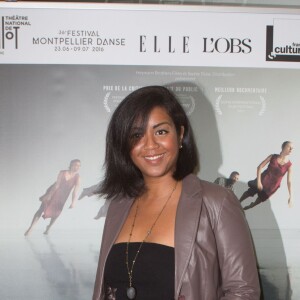 Alexia Rabé (The Voice) - Avant-première du film "Mr. Gaga : sur les pas d'Ohad Naharin" au cinéma L'Arlequin à Paris, le 26 mai 2016.