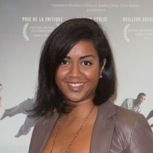 Alexia Rabé (The Voice) - Avant-première du film "Mr. Gaga : sur les pas d'Ohad Naharin" au cinéma L'Arlequin à Paris, le 26 mai 2016.