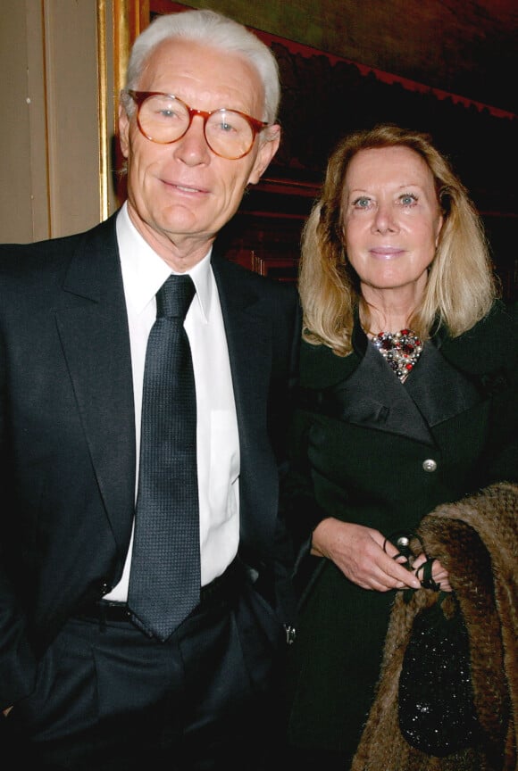 Jean Claude Decaux et sa femme à Paris en novembre 2004.