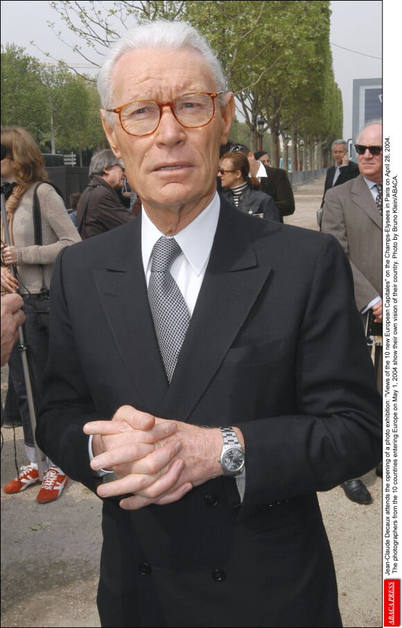 Jean-Claude Decaux à Paris le 28 avril 2004.