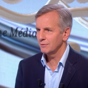 Bernard de La Villardière, invité du "Tube" sur Canal+. Le 28 mai 2016.