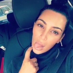 Kim Kardashian sur Snapchat
