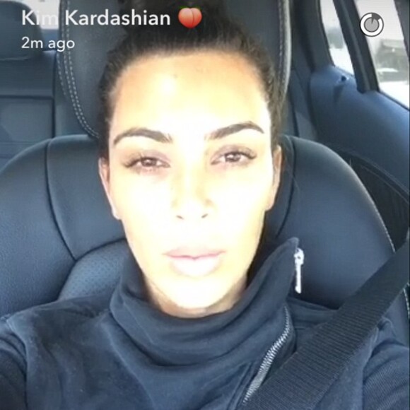 Kim Kardashian sur Snapchat