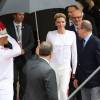 Le prince Albert II de Monaco et la princesse Charlène de Monaco ont assisté au 74e Grand Prix de Formule 1 de Monaco, le 29 mai 2016, remporté par Lewis Hamilton.