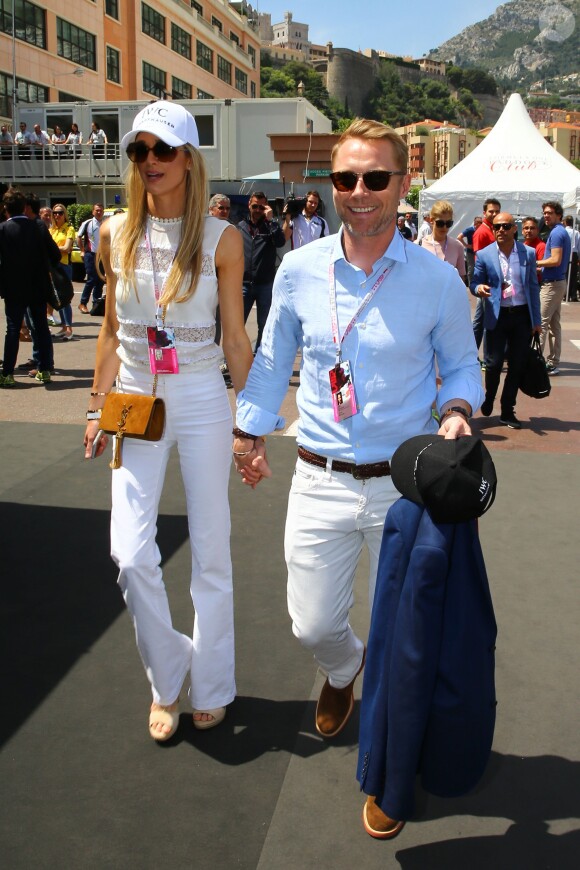 Ronan Keating et sa femme Storm Keating lors du Grand Prix de Formule 1 de Monaco, le 28 mai 2016. © Bruno Bebert/Bestimage