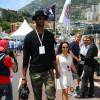 Chris Bosh et sa femme Adrienne Williams lors du Grand Prix de Formule 1 de Monaco, le 28 mai 2016. © Bruno Bebert/Bestimage