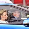 Le prince Albert II de Monaco et la princesse Charlene de Monaco arrivant au 74e Grand Prix de F1 de Monaco, remporté par Lewis Hamilton devant D. Ricciardo et S. Perez, le 29 mai 2016. © Bruno Bebert/Bestimage
