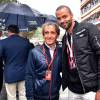 Alain Prost et Tony Parker au 74e Grand Prix de F1 de Monaco, remporté par Lewis Hamilton devant D. Ricciardo et S. Perez, le 29 mai 2016. © Bruno Bebert/Bestimage