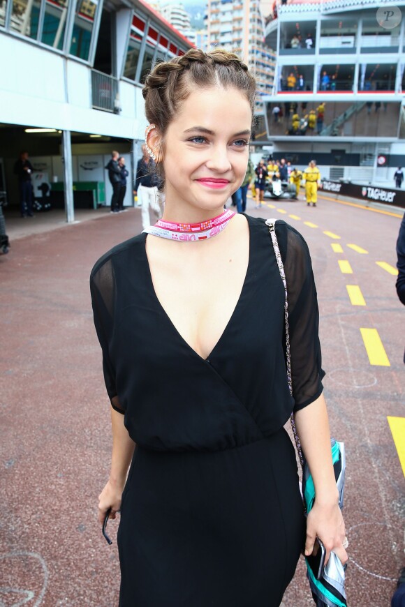 Barbara Palvin au 74e Grand Prix de F1 de Monaco, remporté par Lewis Hamilton devant D. Ricciardo et S. Perez, le 29 mai 2016.
