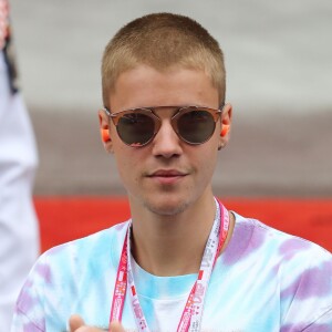 Justin Bieber a pu célébrer la victoire de son ami Lewis Hamilton au 74e Grand Prix de F1 de Monaco, remporté par Lewis Hamilton devant D. Ricciardo et S. Perez, le 29 mai 2016.
