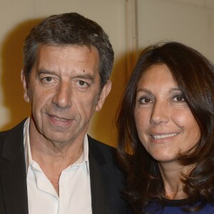 Michel Cymes et sa femme Nathalie - Gala d'Enfance Majuscule donné au profit de l'enfance maltraitée à la Salle Gaveau à Paris, le 24 mars 2016. © Guirec Coadic/Bestimage