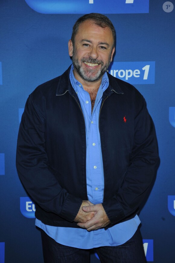 EMMANUEL MAUBERT - CONFERENCE DE PRESSE DE RENTREE "EUROPE 1" A PARIS. LE 3 SEPTEMBRE 2012