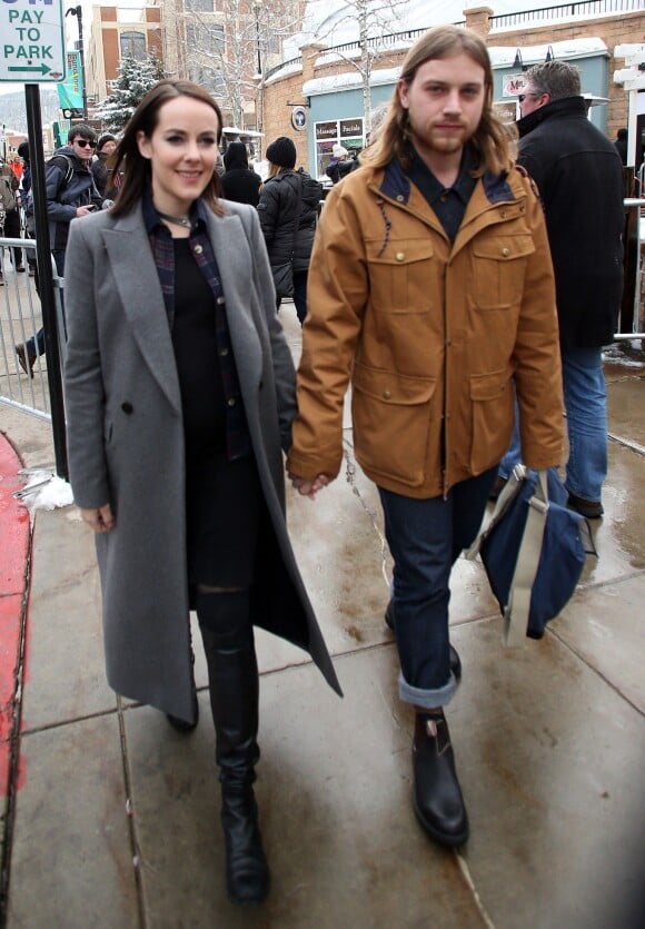 Jena Malone et son boyfriend Ethan - Célébrités lors du festival du film de Sundance à Park City le 24 janvier 2016.