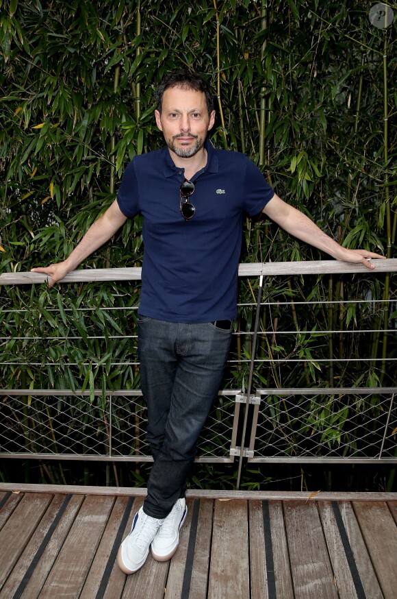 Marc-Olivier Fogiel - People au village lors du Tournoi de Roland-Garros (les Internationaux de France de tennis) à Paris, le 28 mai 2016. © Dominique Jacovides/Bestimage