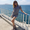 Clara Morgane heureuse à Marseille en vacances
