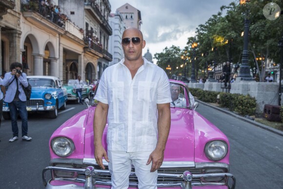 Vin Diesel - People au defilé Croisière Chanel à La Havane à Cuba, le 3 mai 2016. © Olivier Borde/Bestimage