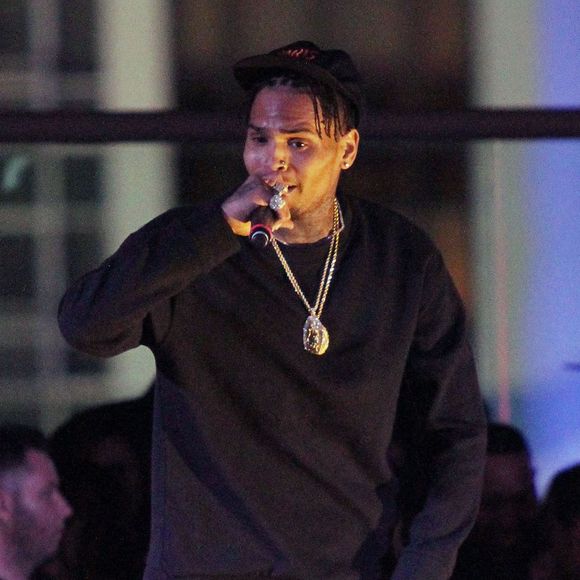 Chris Brown lance sa série de soirées "Nightsplash" au Drai's Beachclub situé dans l'hôtel et casino Cromwell à Las Vegas, le 26 avril 2016.