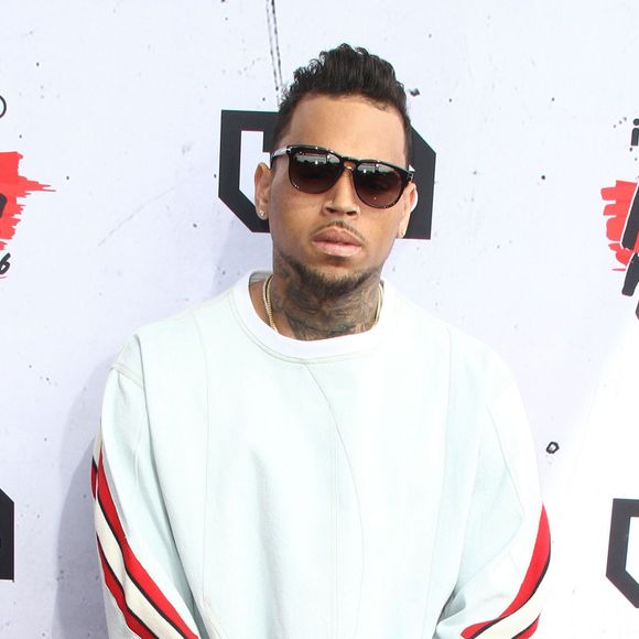Chris Brown - Photocall de la soirée des iHeartRadio Music Awards à Inglewood, le 3 avril 2016.