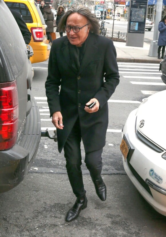 Mohamed Hadid se promène dans les rues de New York, le 10 février 2016