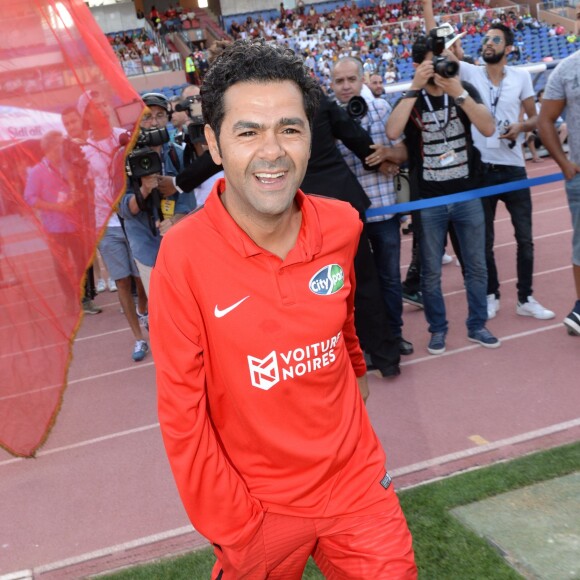 Jamel Debbouze au "Charity Football Game 2016" au festival Marrakech du Rire. Le match de foot réunis des célébrités au Grand Stade de Marrakech et les bénéfices sont reversés aux associations marocaines d'aide à l'enfance. Marrakech, le 5 juin 2016. © Bellack Rachid/Bestimage