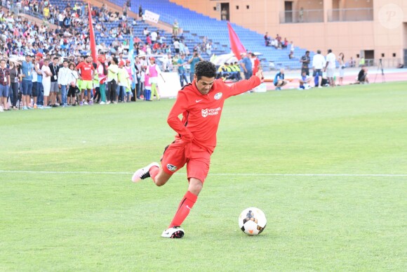 Jamel Debbouze au "Charity Football Game 2016" au festival Marrakech du Rire. Le match de foot réunis des célébrités au Grand Stade de Marrakech et les bénéfices sont reversés aux associations marocaines d'aide à l'enfance. Marrakech, le 5 juin 2016. © Bellack Rachid/Bestimage