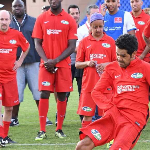 Jamel Debbouze au "Charity Football Game 2016" au festival Marrakech du Rire. Le match de foot réunis des célébrités au Grand Stade de Marrakech et les bénéfices sont reversés aux associations marocaines d'aide à l'enfance. Marrakech, le 5 juin 2016. © Bellack Rachid/Bestimage