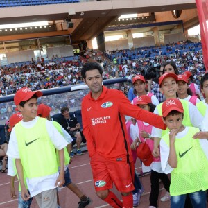 Jamel Debbouze au "Charity Football Game 2016" au festival Marrakech du Rire. Le match de foot réunis des célébrités au Grand Stade de Marrakech et les bénéfices sont reversés aux associations marocaines d'aide à l'enfance. Marrakech, le 5 juin 2016. © Bellack Rachid/Bestimage