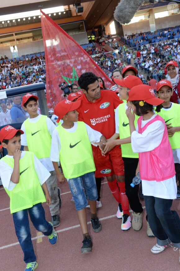 Jamel Debbouze au "Charity Football Game 2016" au festival Marrakech du Rire. Le match de foot réunis des célébrités au Grand Stade de Marrakech et les bénéfices sont reversés aux associations marocaines d'aide à l'enfance. Marrakech, le 5 juin 2016. © Bellack Rachid/Bestimage