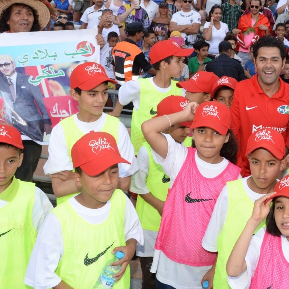 Jamel Debbouze au "Charity Football Game 2016" au festival Marrakech du Rire. Le match de foot réunis des célébrités au Grand Stade de Marrakech et les bénéfices sont reversés aux associations marocaines d'aide à l'enfance. Marrakech, le 5 juin 2016. © Bellack Rachid/Bestimage