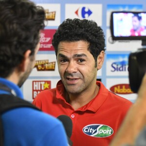 Jamel Debbouze au "Charity Football Game 2016" au festival Marrakech du Rire. Le match de foot réunis des célébrités au Grand Stade de Marrakech et les bénéfices sont reversés aux associations marocaines d'aide à l'enfance. Marrakech, le 5 juin 2016. © Bellack Rachid/Bestimage