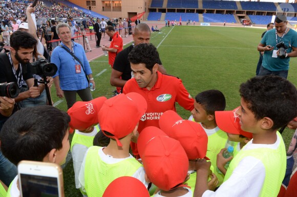 Jamel Debbouze au "Charity Football Game 2016" au festival Marrakech du Rire. Le match de foot réunis des célébrités au Grand Stade de Marrakech et les bénéfices sont reversés aux associations marocaines d'aide à l'enfance. Marrakech, le 5 juin 2016. © Bellack Rachid/Bestimage
