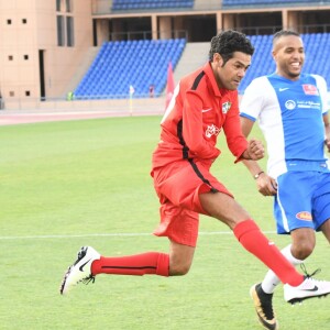 Jamel Debbouze au "Charity Football Game 2016" au festival Marrakech du Rire. Le match de foot réunis des célébrités au Grand Stade de Marrakech et les bénéfices sont reversés aux associations marocaines d'aide à l'enfance. Marrakech, le 5 juin 2016. © Bellack Rachid/Bestimage