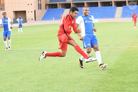 Jamel Debbouze au "Charity Football Game 2016" au festival Marrakech du Rire. Le match de foot réunis des célébrités au Grand Stade de Marrakech et les bénéfices sont reversés aux associations marocaines d'aide à l'enfance. Marrakech, le 5 juin 2016. © Bellack Rachid/Bestimage