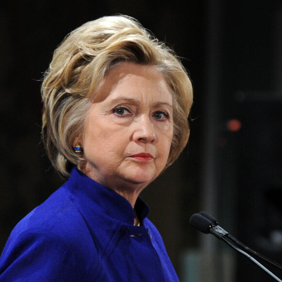 Hillary Clinton en meeting à New York le 18 avril 2016.