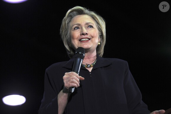 Hillary Clinton, candidate démocrates pour les élections présidentielles de 2016 aux E.U lors d'un meeting à Blackwood dans le New Jersey le 11 mai 2016. © Future-Image via ZUMA Press / Bestimage