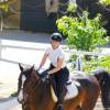 Exclusif - Iggy Azalea fait de l'équitation à Los Angeles, le 29 avril 2016