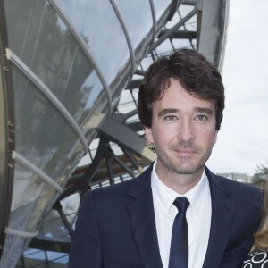 Antoine Arnault et sa compagne Natalia Vodianova - Inauguration de la Fondation Louis Vuitton à Paris le 20 octobre 2014.