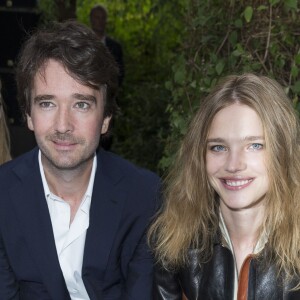 Antoine Arnault et Natalia Vodianova - People au défilé hommes Berluti - collection printemps-été 2015 à Paris le 27 juin 2014