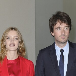 Antoine Arnault et sa compagne Natalia Vodianova - Soirée "Monumenta 2014" au Grand Palais à Paris le 13 mai 2014.