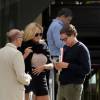 Heidi Klum et son compagnon Vito Schnabel arrivent à l'hôtel du Cap-Eden-Roc à l'occasion du 69ème Festival International du Film de Cannes le 18 mai 2016.