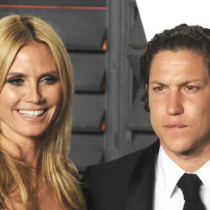 Heidi Klum et son compagnon Vito Schnabel à la soirée "Vanity Fair Oscar Party" après la 88ème cérémonie des Oscars à Hollywood, le 28 février 2016