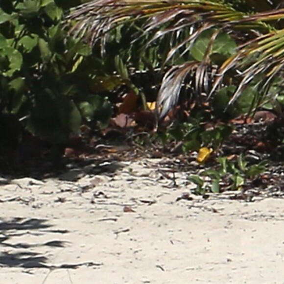 Heidi Klum et Vito Schnabel en vacances à la plage à Saint-Barthélémy le 2 juin 2015