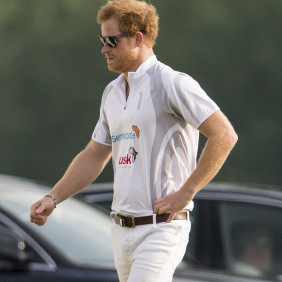 Le prince Harry participait le 28 mai 2016 à l'Audi Polo Challenge à Ascot. Sa bonne amie Ellie Goulding était parmi les spectateurs...